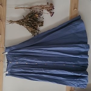 TsiomikKids button down skirt and suspenders